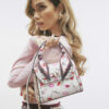 Cream Mini Jadore Tote Cross Body Bag