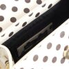 Cream Polka Dot Mini Charm Tote Bag