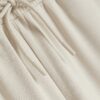 Cream Premium High Waisted Wide Leg Joggers