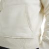 Cream Regular Fit Long Sleeve Hoodie