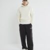 Cream Regular Fit Long Sleeve Hoodie