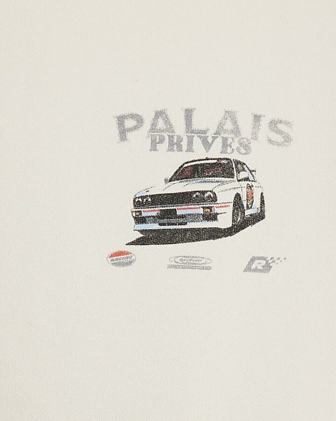 Cream Regular Fit Palais Prives Hoodie