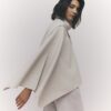 Cream Scarf Cape