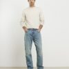 Cream Slim Fit Jumper