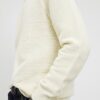 Cream Slim Fit Knit Jumper