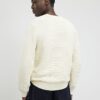 Cream Slim Fit Knit Jumper
