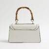 Cream Small Top Handle Tote Bag