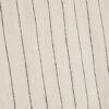 Cream Striped Linen Blend T-Shirt