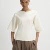 Cream T-Shirt Jumper