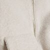 Cream Textured Harrington Zip Jacket