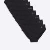 Girls Black Brief 7 Pack