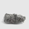 Girls Black Rhinestone Scrunchie
