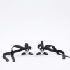 Girls Black Ribbon Bow Hair Clip