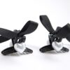 Girls Black Ribbon Bow Hair Clip