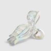 Girls Blue Bow Claw Hair Clip