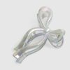 Girls Blue Bow Claw Hair Clip