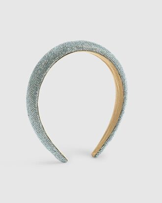 Girls Blue Crystal Headband