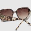 Girls Brown Ombre Oversized Sunglasses