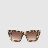 Girls Brown Tortoise Cat Eye Sunglasses