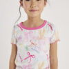 Girls Cream Bow Pyjamas Set Girls Cream Bow Pyjamas Set