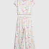 Girls Cream Bow Pyjamas Set Girls Cream Bow Pyjamas Set