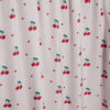 Girls Cream Cherry Satin Pyjamas Set