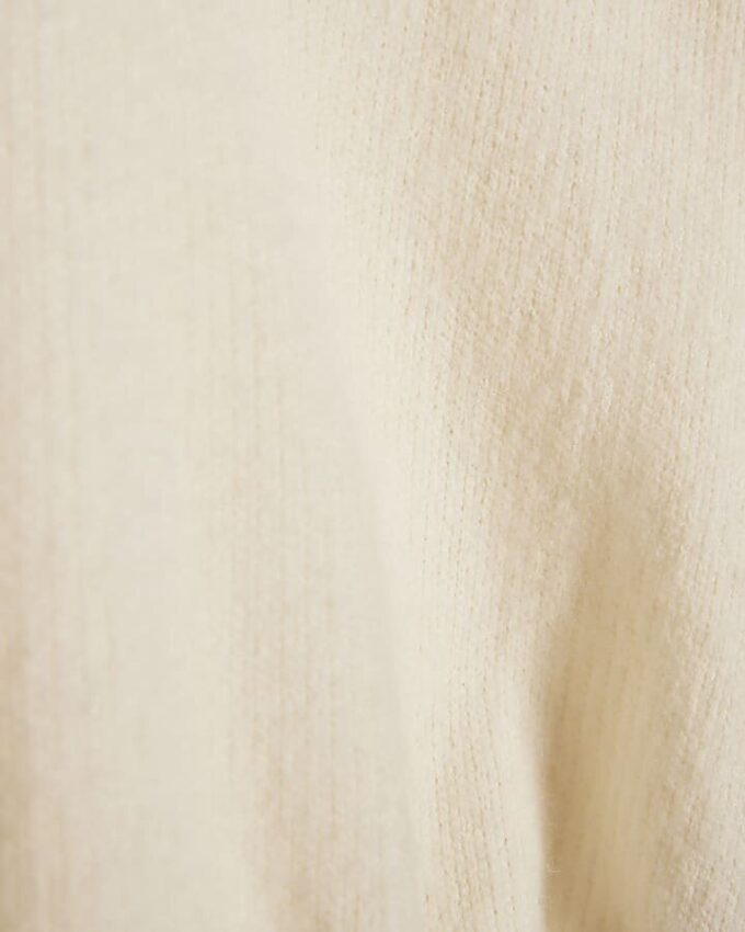 Girls Cream Cosy Bubble Hem Tie Sweatshirt