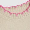 Girls Cream Horse Jumper