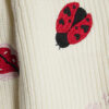 Girls Cream Ladybird Lips Jumper