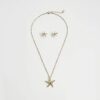 Girls Gold Starfish Necklace