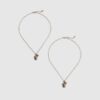 Girls Gold Turtle Necklace Pack Of 2