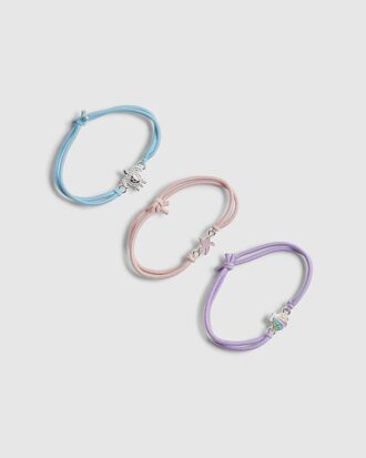 Girls Multi Colour Sealife Bracelet Pack Of 3