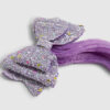 Girls Multi Colour Sparkle Bow Faux Hair