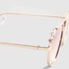 Girls Pink Aviator Sunglasses Pearl Chain