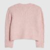 Girls Pink Bow Flower Cardigan