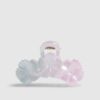 Girls Pink Ombre Flower Hair Clip