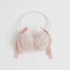 Girls Pink Pearl Earmuffs