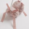Girls Pink Pearl Earmuffs