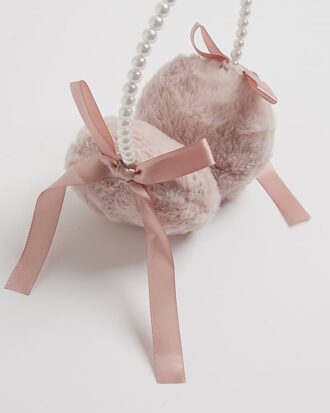 Girls Pink Pearl Earmuffs
