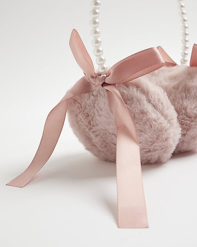 Girls Pink Pearl Earmuffs