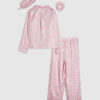 Girls Pink RI Script Monogram Pyjamas Set