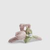 Girls Pink Tulip Claw Hair Clip