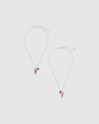 Girls Pink Watermelon Necklace
