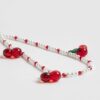 Girls Red Cherry Phone Charm