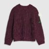 Girls Red Tulip Cardigan