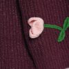 Girls Red Tulip Cardigan