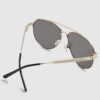 Gold Aviator Sunglasses