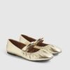 Gold Bangle Ballet Shoes
