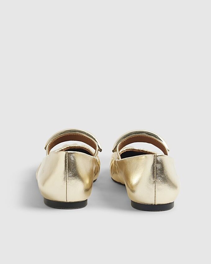 Gold Bangle Ballet Shoes