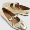 Gold Bangle Ballet Shoes